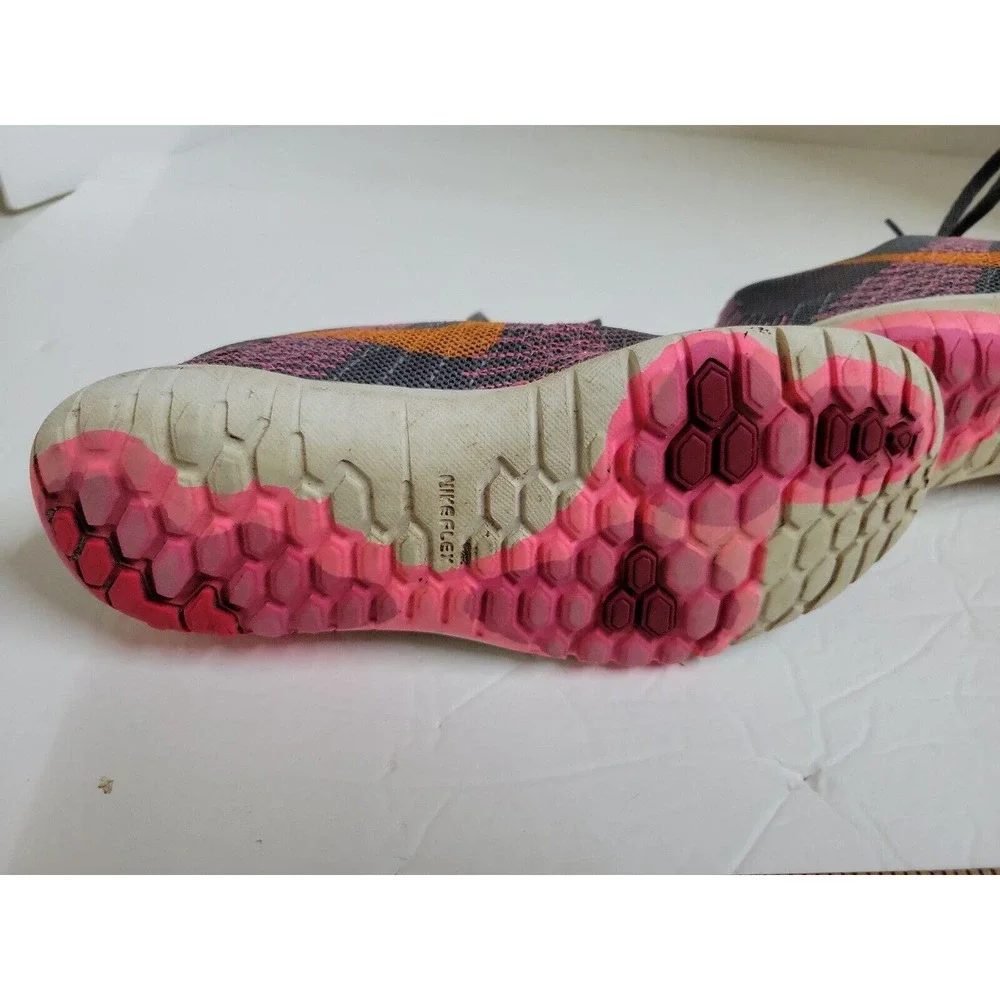 Nike Womens Flex Fury Shoes 705299-008 Gray Running Sneakers Sz 6.5